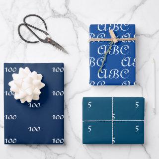 Customize w/Initial, White Letter Number, monogram  Sheets
