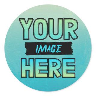 Customize Your Own Classic Round Stickers !