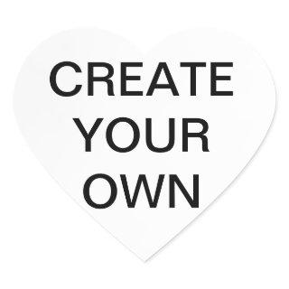 Customize your own heart sticker