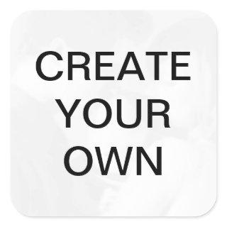 Customize your own square sticker