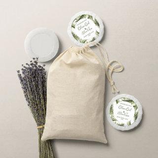 Customizeable Soap Label Floral Pattern Leaves
