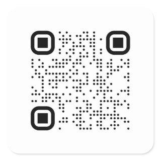 Customized QR Code Stickers