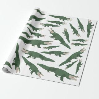 Cute Alligator Crocodile Pattern