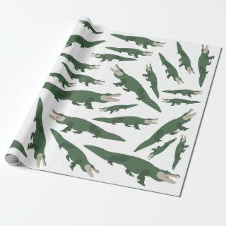 Cute Alligator Crocodile Pattern