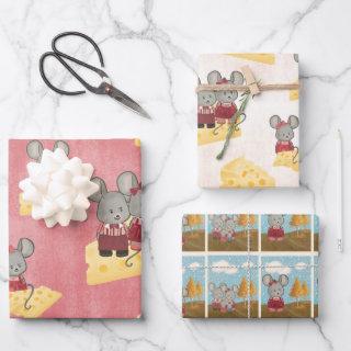 Cute and Cheesy Mouse Family  Sheets