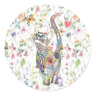 Cute and Colorful Cat Stickers