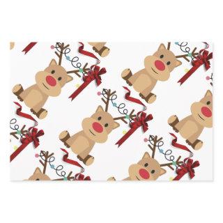 Cute and naughty baby reindeer  sheets