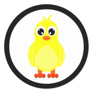 Cute Baby Chick Stickers