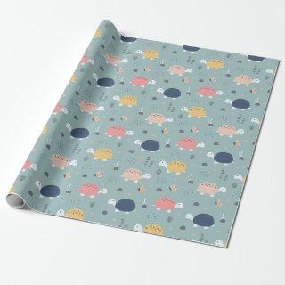 Cute Baby Turtle Pattern in Blue