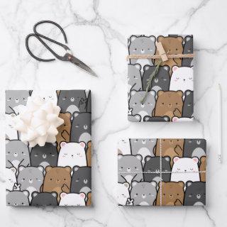 Cute Bear Seamless Pattern   Sheets
