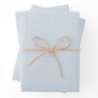 Cute blue gingham simple classic checks  sheets