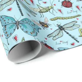 Cute Blue Love Bug Insects for Bug Lovers