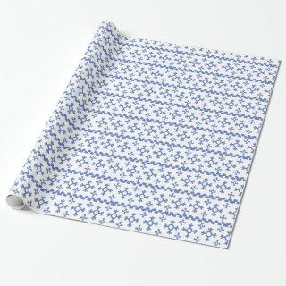 Cute Blue Snowflakes Pattern Thunder_Cove