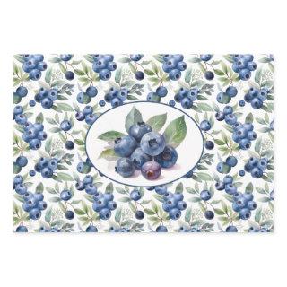 Cute Blueberries Watercolor  Sheets