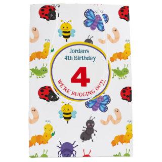 Cute Bug Party  Medium Gift Bag