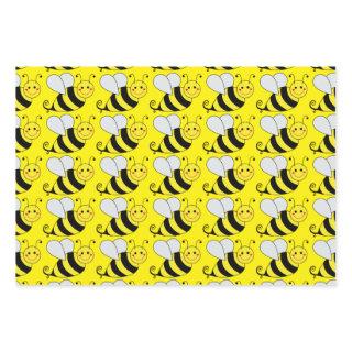 Cute Bumble Bee Pattern | Yellow  Sheets