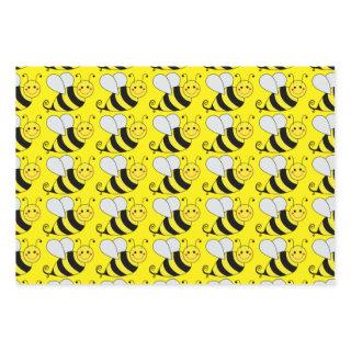 Cute Bumble Bee Pattern | Yellow  Sheets
