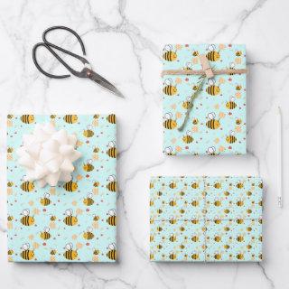 Cute Bumblebee and Flowers  Sheets
