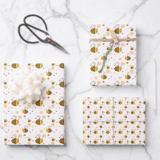 Cute Bumblebee and Flowers  Sheets