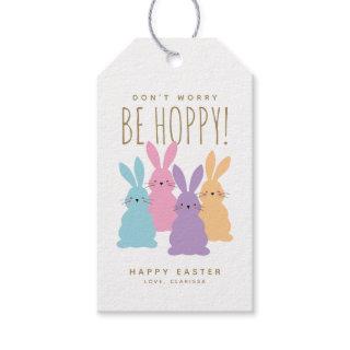 Cute Bunnies Easter Personalized Gift Tags