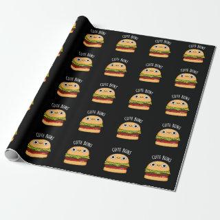 Cute Buns Funny Burger Pun Dark BG