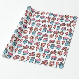 Cute Cakes and Desserts Pattern