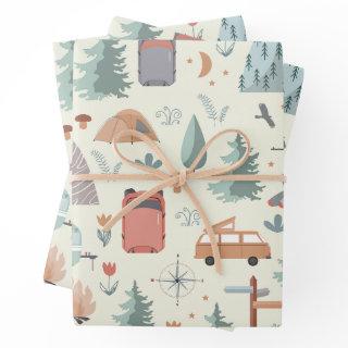 Cute Camping, Hiking, Ourdoors and Nature Theme  Sheets