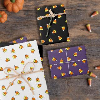 Cute Candy Corn Pattern Trio  Sheets