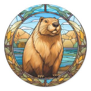 Cute Capybara: Charm for Capybara Admirers Classic Round Sticker