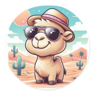 Cute Cartoon Camel Sticker - Funny Desert Adventur