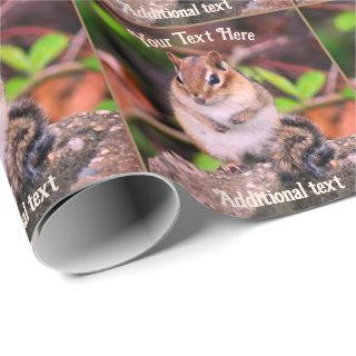 Cute Chipmunk Animal Nature Personalized