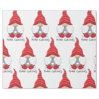 Cute Christmas Gnome Watercolor Art