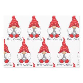 Cute Christmas Gnome Watercolor Art   Sheets