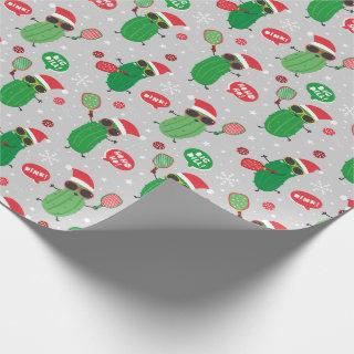 Cute Christmas Pickles on light grey