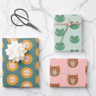 Cute Colorful Animals Pastel Minimal  Sheets