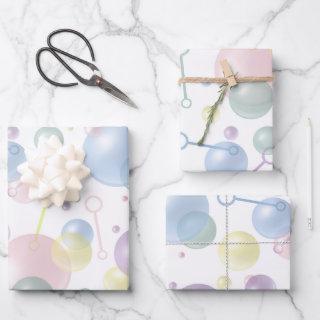 Cute Colorful Bubble Pattern  Sheets