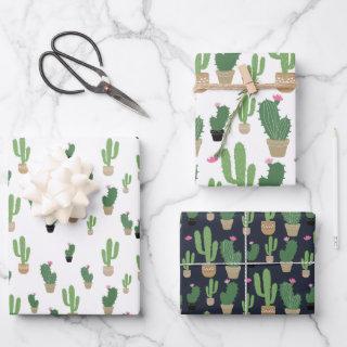 Cute Colorful Cactus Pattern   Sheets