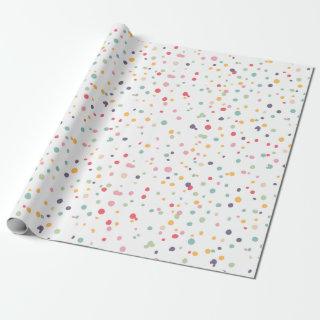 Cute Colorful Confetti Dots Pattern