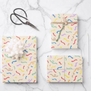 Cute Colorful Confetti Pattern  Sheets