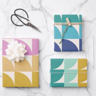 Cute Colorful Geometric Shapes in Bright Pastels  Sheets