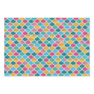 Cute Colorful Mermaid Scales  Sheets