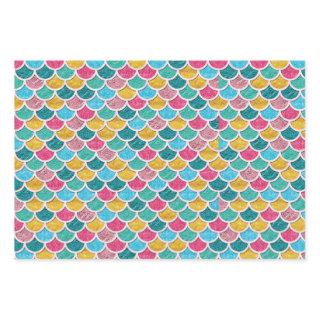 Cute Colorful Mermaid Scales  Sheets
