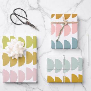 Cute Colorful Modern Geometric Shapes Variety  Sheets