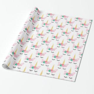 Cute Colorful Unicorn Pattern for Birthday Party