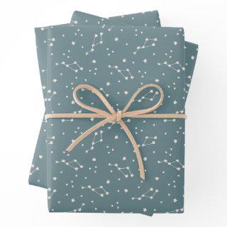 Cute Constellation Sky Pattern  Sheets
