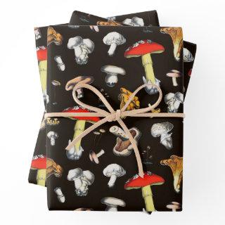 Cute Cottagecore Forest Mushrooms  Sheets