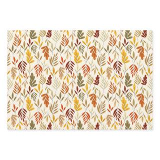 Cute Cozy Fall Leaves Pattern  Sheets