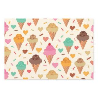 Cute  Cream Cone  pattern   Sheets