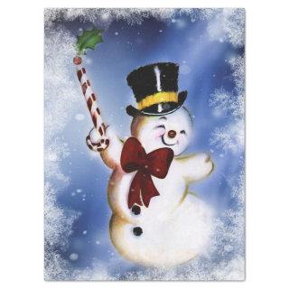 Cute dancing Snowman Tissue Paper