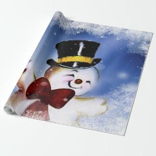 Cute dancing Snowman